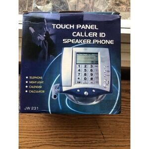 VTG Innovage LCD Phone Touch Panel Land Line Caller ID Speaker Calendar Calc…